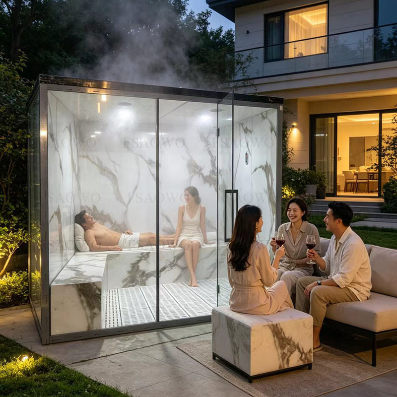 Directly Supplied from the Manufacturer, All-In-One Portable Shower Room, Integrated Home Shower Room, Wet Steam Room