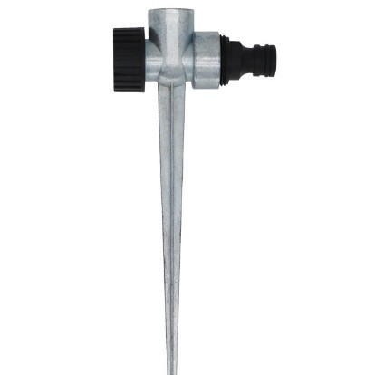 4 puntos 6 puntos de aleación de plástico enchufe de suelo de una sola base en serie boquilla de pulverización de atomización para riego de césped rotativo jardín de riego