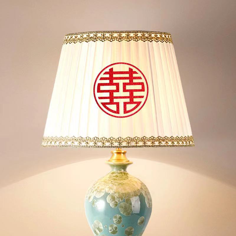 Red Double Happiness Self-adhesive Decal for Wedding Room Decoration, Small Chinese Character Confetti, Mini Happy Characters for Marriage, Staircase Wedding Decor