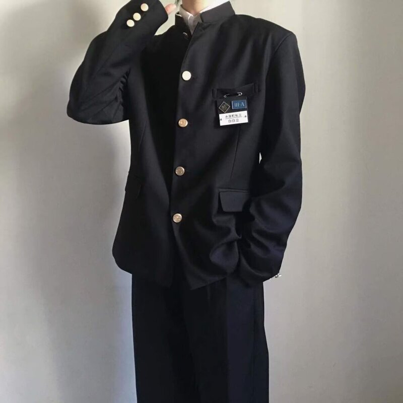 Chorus Student Chinese-Style Outfit Poetry Recitation Competition Performance Clothing Japanese-Style Dk Stand-Collar Jacket Class Uniform