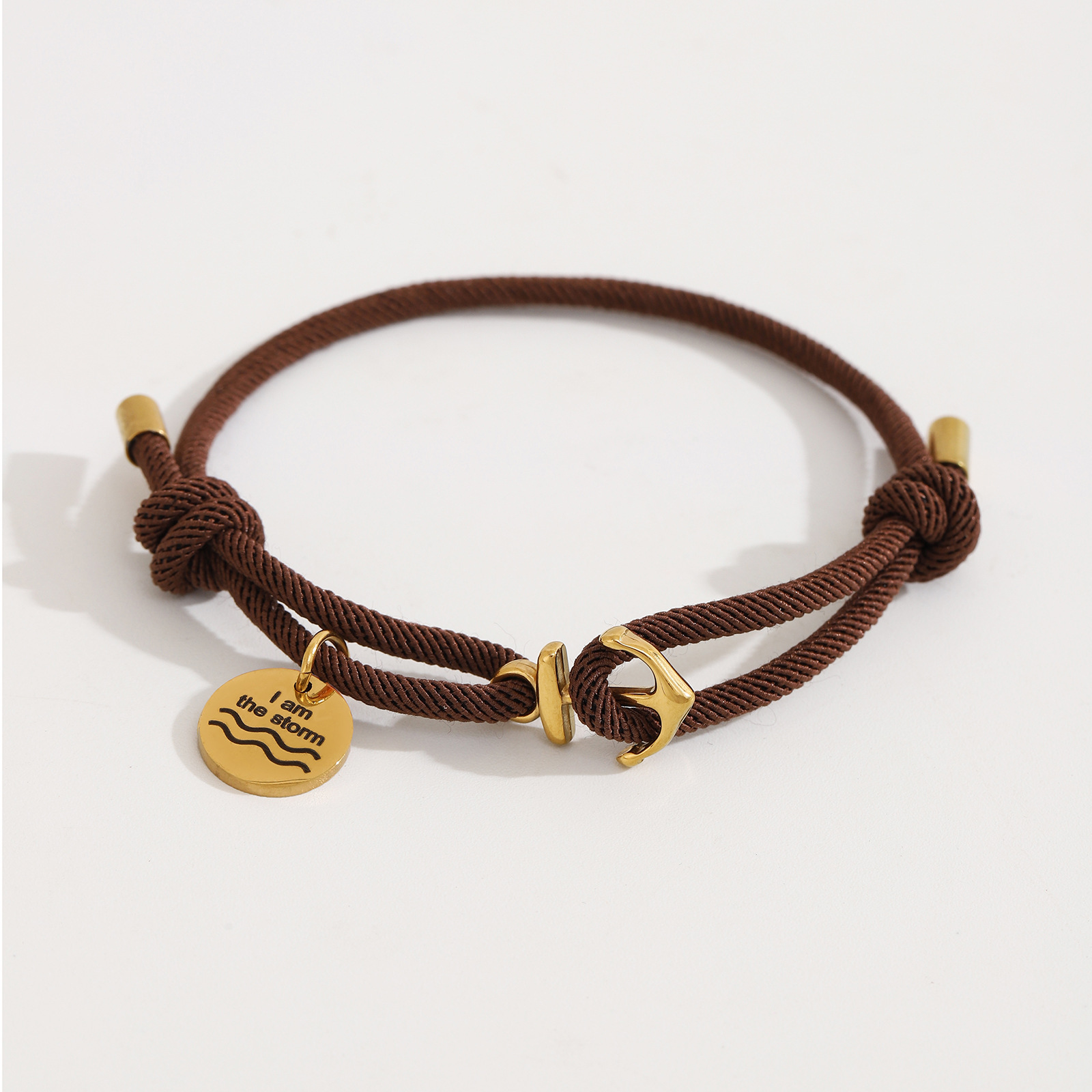 Brown golden bracelet, accessories