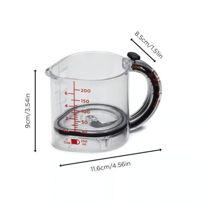 跨境新品 All-in-one adjustable measuring cup多功能可调节量杯|undefined