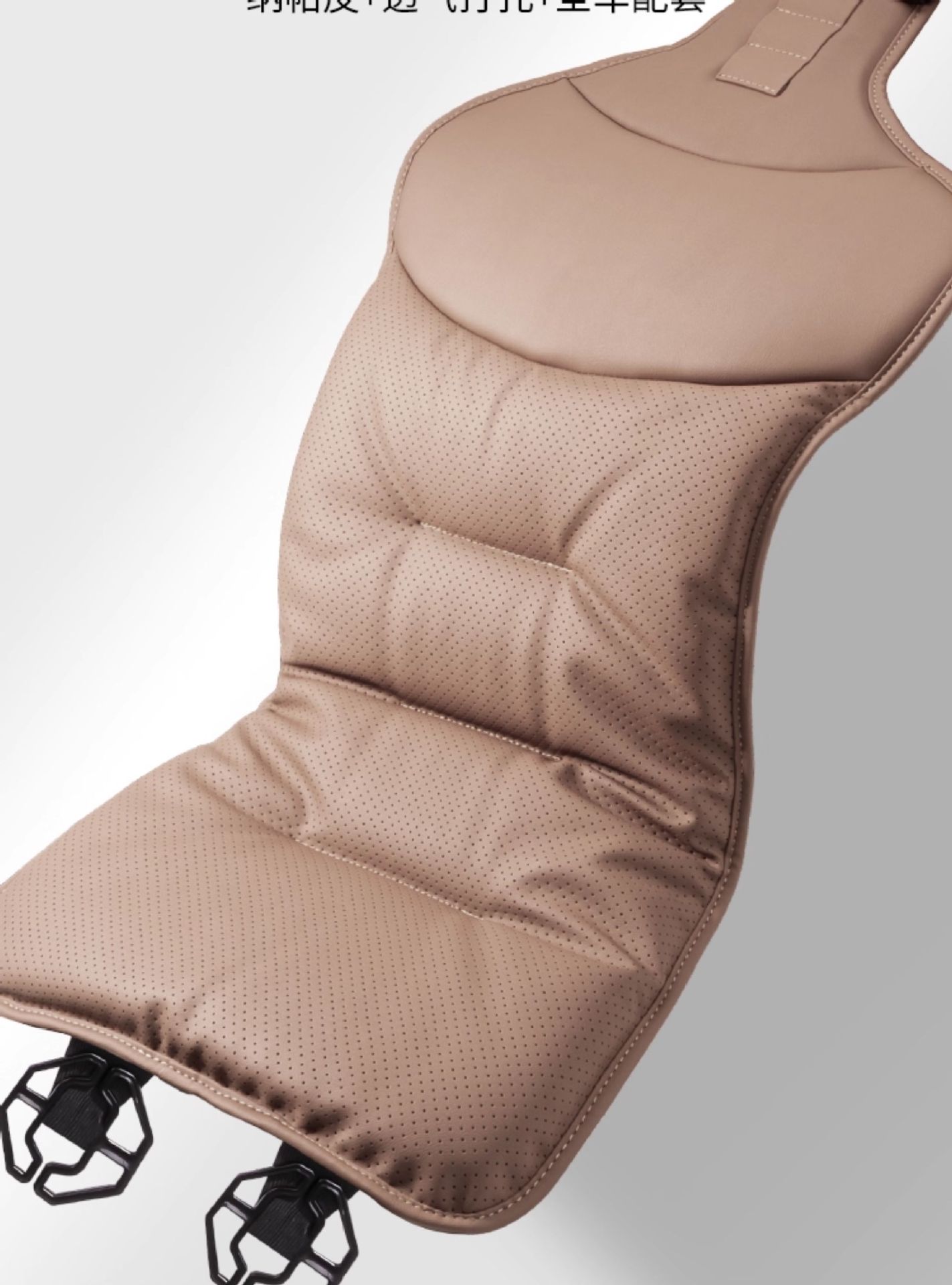 High-end Nappa leather car seat cushion, universal for all seasons, single-piece ventilated breathable seat protector, summer cooling pad