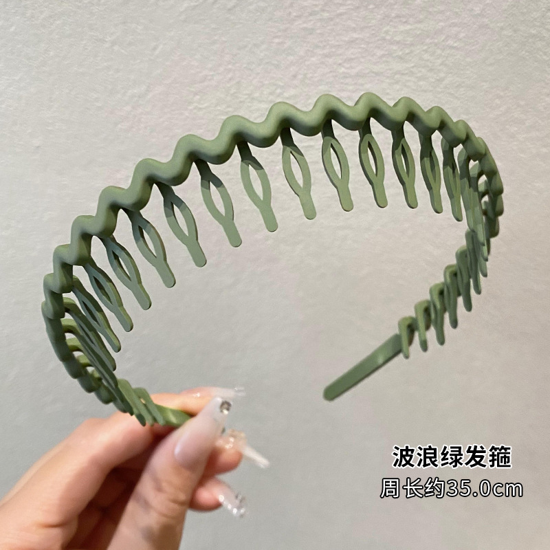 カチューシャの女性2023新型シンプルなカチューシャ洗顔専用の歯付き滑り止め小髪整理神器カチューシャ|undefined