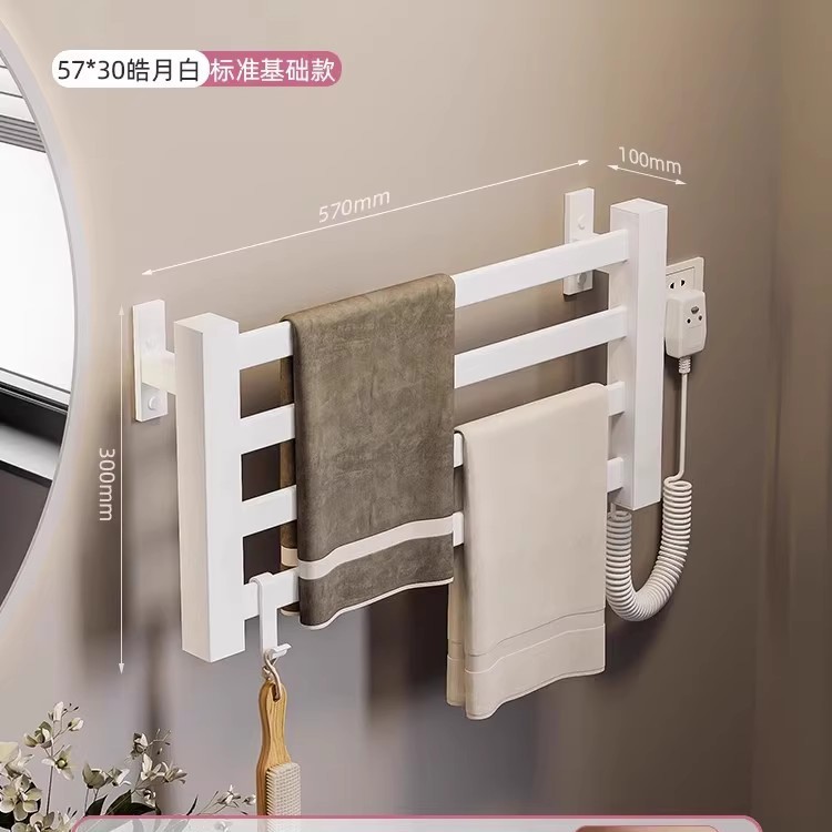 4 극 기본 온도 조절 모델 (디지털 디스플레이 없음)-흰색