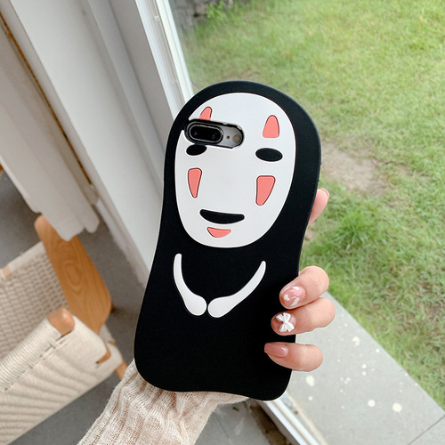 Applicable for Apple iPhone 13 Silicone Ghibli No-Face Phone Case 12 iPhone 14 Pro Max