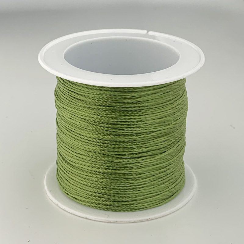 12 hilos de alambre trenzado hilo rojo hilo de color Morandi cuerda trenzada collar cuerda cuerda trenzada a mano material de bricolaje