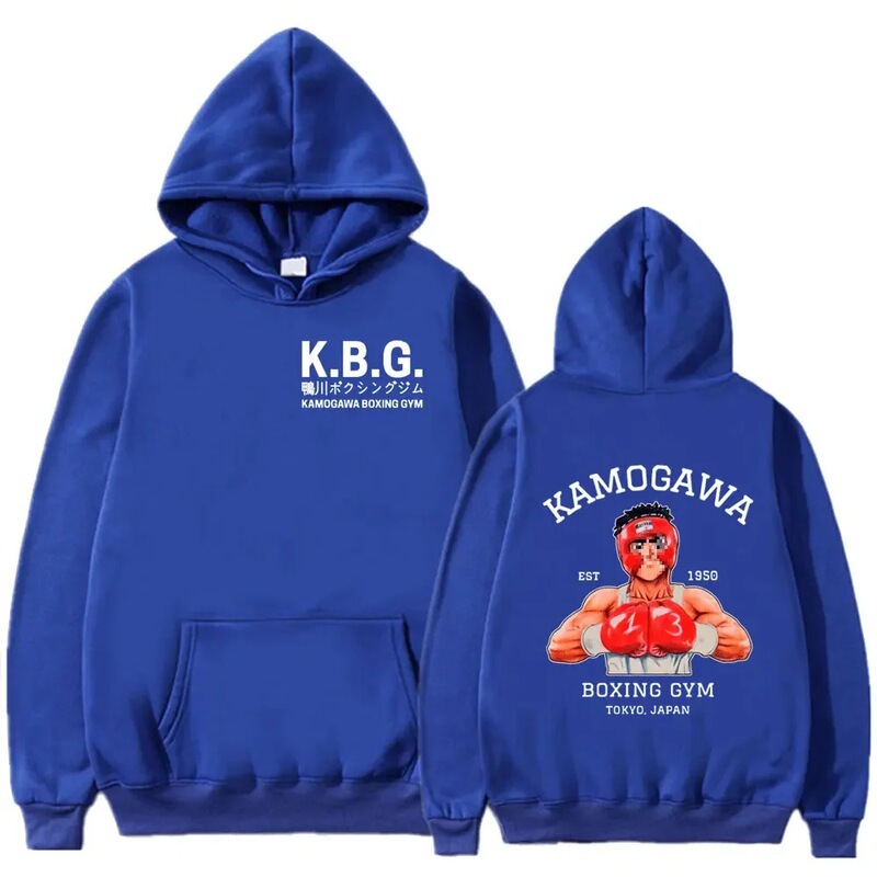 Anime Hajime No Ippo Kamogawa Boxing Hall Hoodie Women's Shirt Men's Sweatshirt Sports Jacket