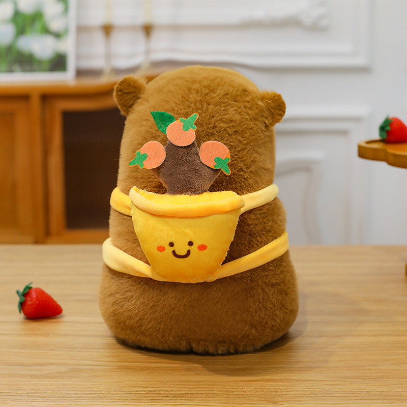 新しいクロスボーダー 8inch カピバラぬいぐるみカピバラ人形人形キャッチャーマシン人形結婚式の投げ卸売|undefined