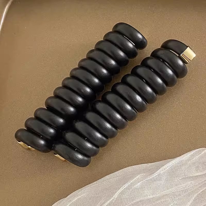 Cabeza coreana simple y de alta calidad linda línea telefónica de punto de onda de verano temperamento fresco cuerda de cabello diaria duradera