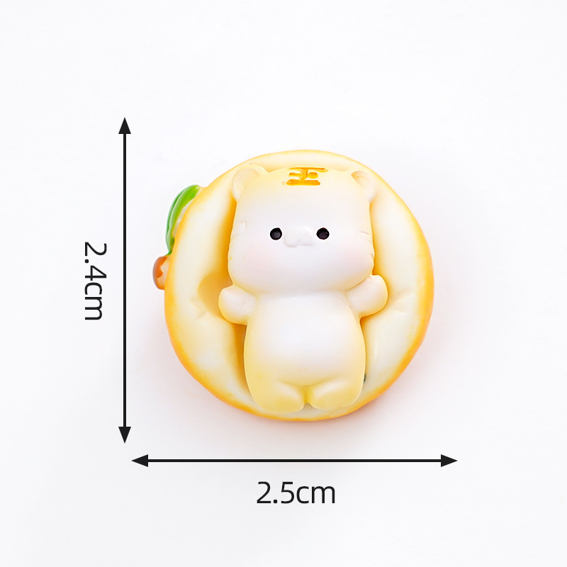 可爱睡觉十二生肖水果公仔萌粒 diy装饰品盲袋配件车载桌面小摆件|undefined
