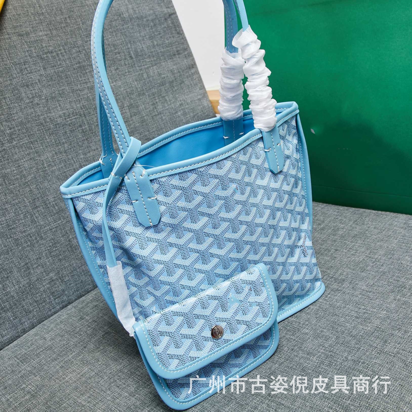 Leather small double-sided one-shoulder bag