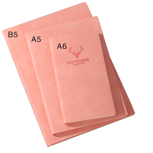 Factory Wholesale Thick A5 Notebook Conference Office Advertising Handbook Book Vintage Sheepskin Soft Leather Notebook Customization