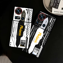 适用努比亚Z70Ultra手机壳Z60SPro皮纹Z50个性Z80炫酷机甲线条纹