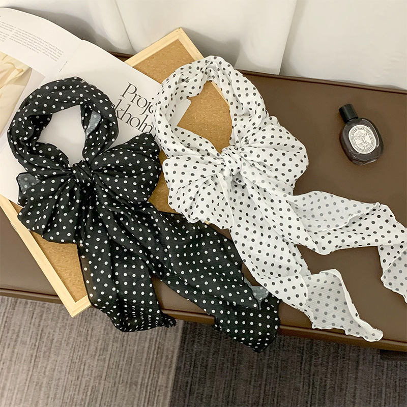 Bufandas de seda de punto de onda de alta calidad nueva moda de moda delgada bufandas de cuello bufandas decoración multifuncional cinturón