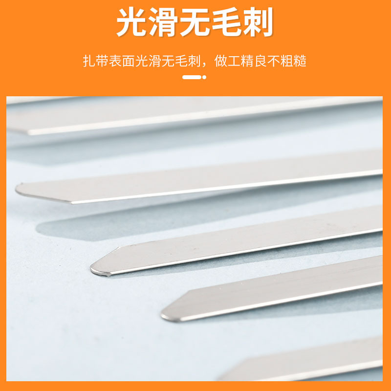 卸売304ステンレス鋼結束バンド、袋詰め100個、工場直送、船舶用セルフロック式結束バンド、耐腐食性|undefined