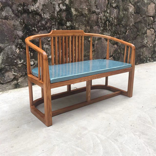 New Chinese Style Solid Wood Sofa Combination Ash Sofa Chair Walnut Color Zen Style Living Room Furniture for Large and Small Apartments