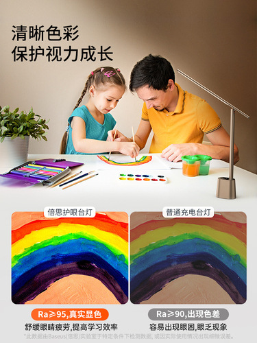 OD59 Wholesale Eye Protection Reading Desk Lamp for Study and Work Wireless Folding Children and Students LED Desktop Smart Full Light