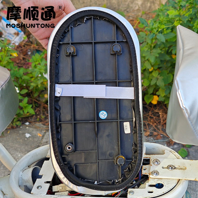 Front and Rear Seat Electric Car Sun Protection and Waterproof Seat Cushion Cover New National Standard Rear Seat Cover Battery Car Leather Seat Cushion Cover Backrest Cover