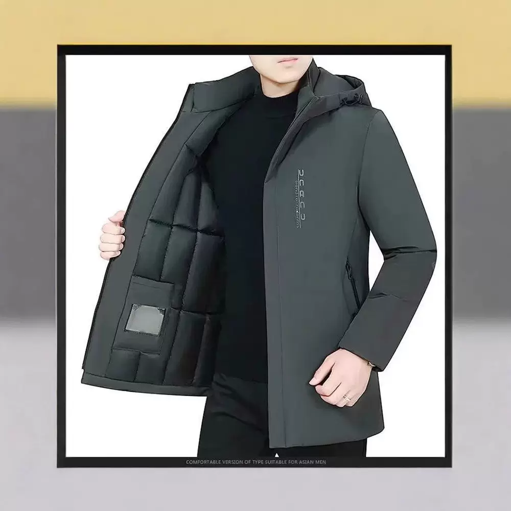 冬季中老年大码男士棉服防寒保暖冬装外套绗棉布料加厚棉衣爸爸装