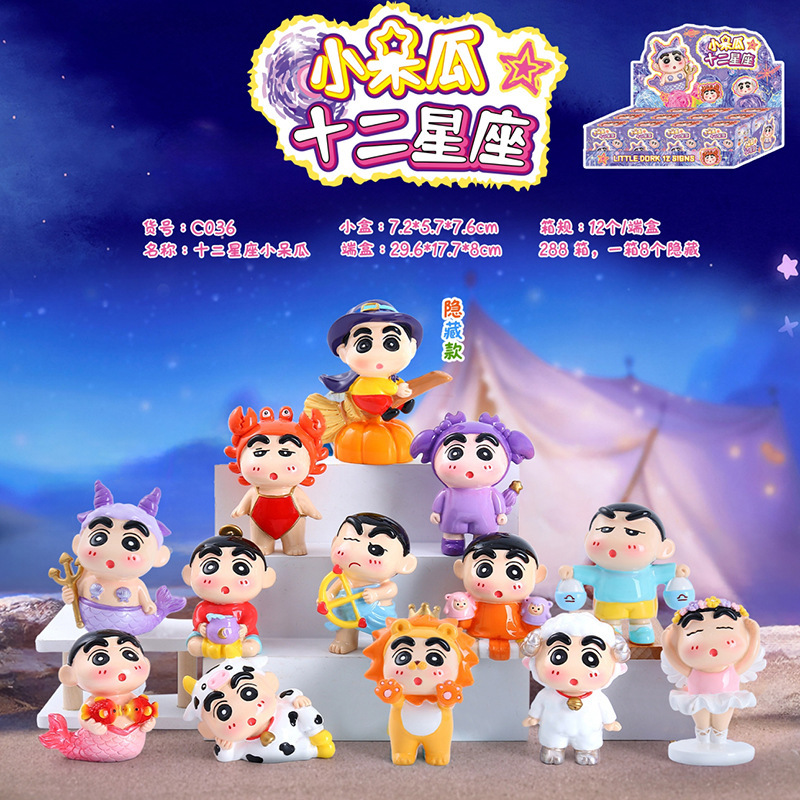 国潮风神仙系列萌佛守护神盲盒公仔桌面摆件新年节日礼品一件代发|undefined