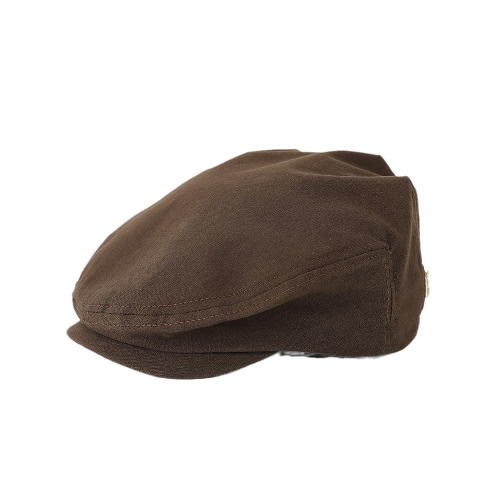 Sombrero japonés retro para niños periódicos nuevos letras bordadas boinas pintores para niños y niñas gorras de boca de pato gorras