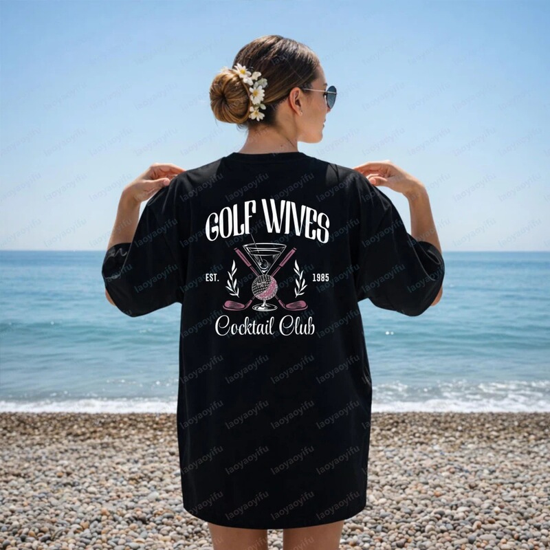 Golf Wife Cocktail Club T-Shirt Golf Wife Social Club T-Shirt Women's Golf Tee Golf Wife Cocktail Club T-Shirt Golf Wife Social Club T-Shirt Women's Golf Tee