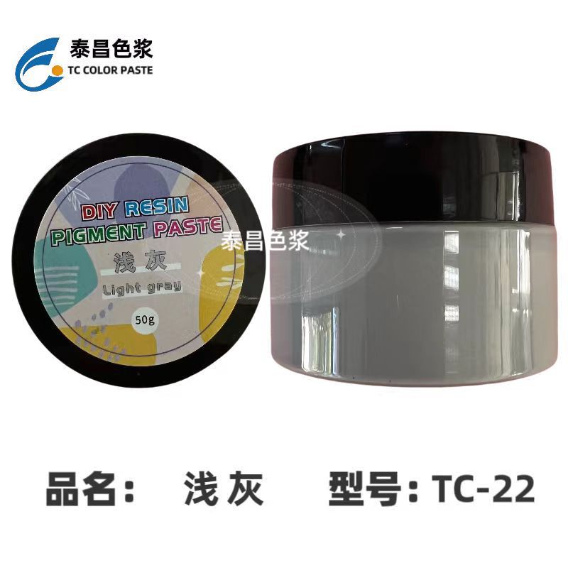 TC-22 글루 컬러 페이스트 라이트 그레이, 오픈 병 50g