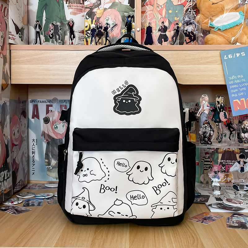 La moda transfronteriza está llena de nuevas bolsas de hombro de estudiantes de secundaria y secundaria de gran capacidad y alto valor facial 2025.