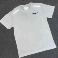 Reflective Hook Short Sleeve White T-shirt