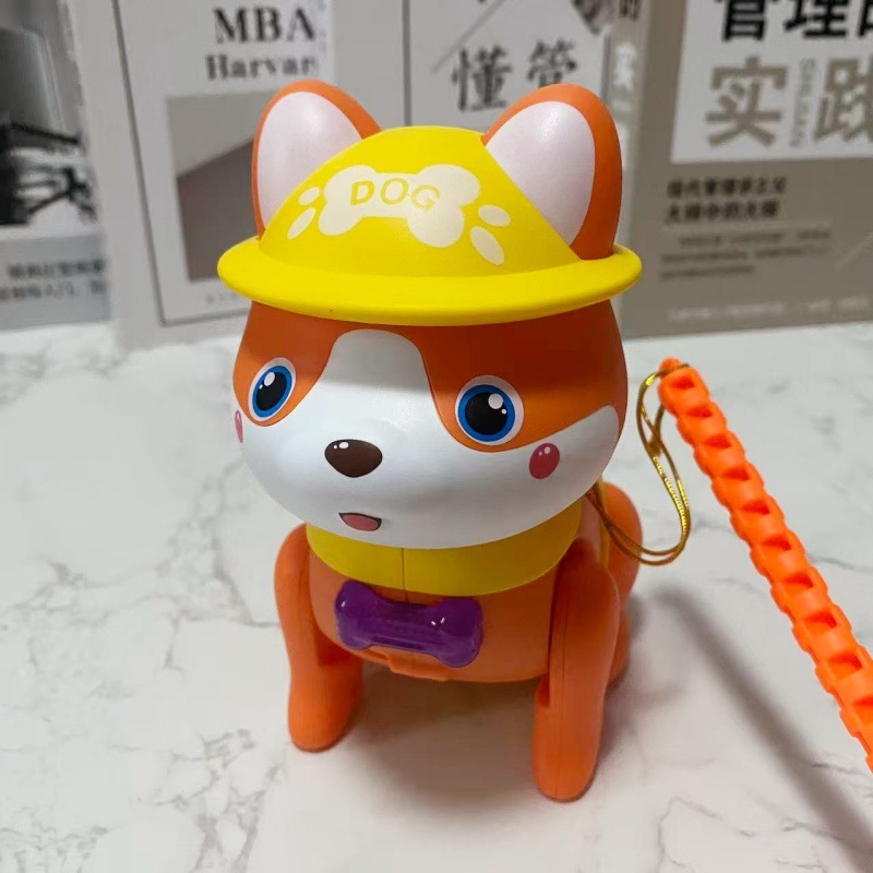 中秋节灯笼手提电动蹦跶柯基小狗仿真小动物狗狗儿童灯笼玩具花灯|undefined