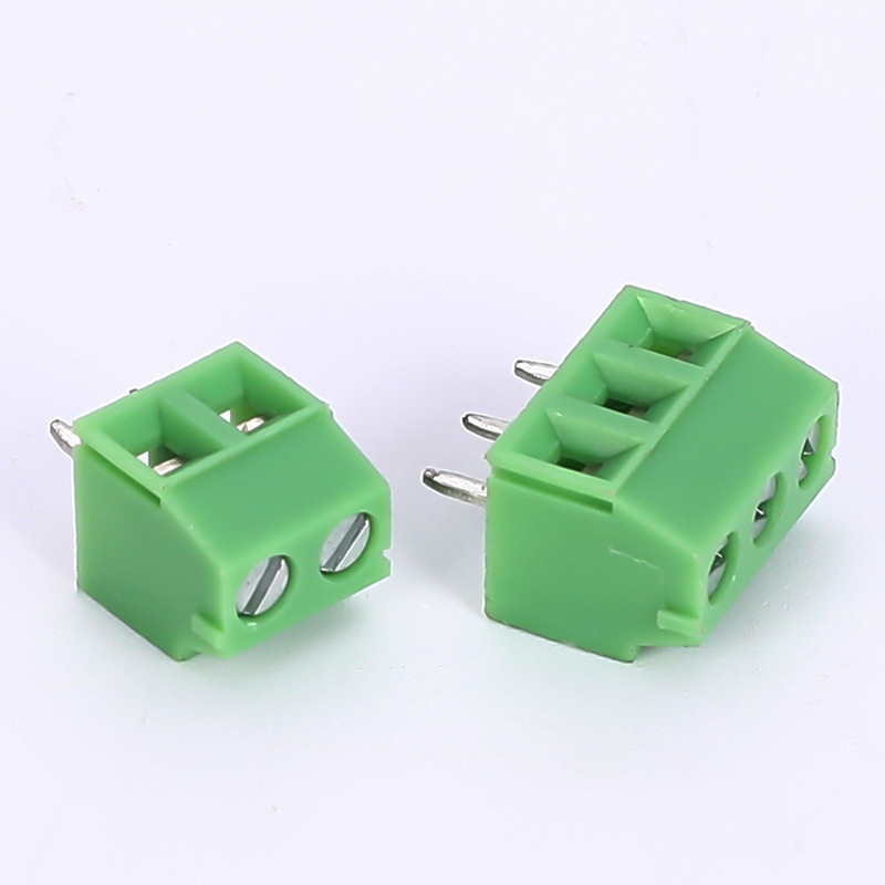 Kf124ねじ式コネクタ3.81mm pcb回路基板コネクタは銅四角銅脚ストレートピンを接合できる|undefined