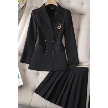 高级西装套装裙2025新款春秋季大码女装胖小个子时尚显瘦两件套