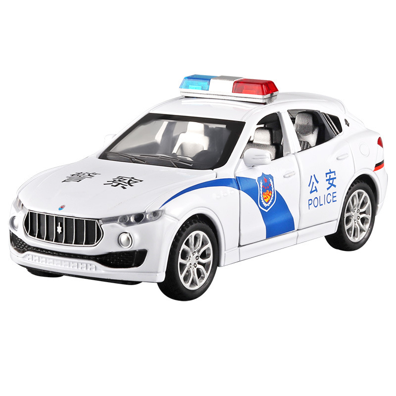 Modelo de Patrulla SUV de Aleación 1:32 con Luz, Sonido y Retroceso para Niños