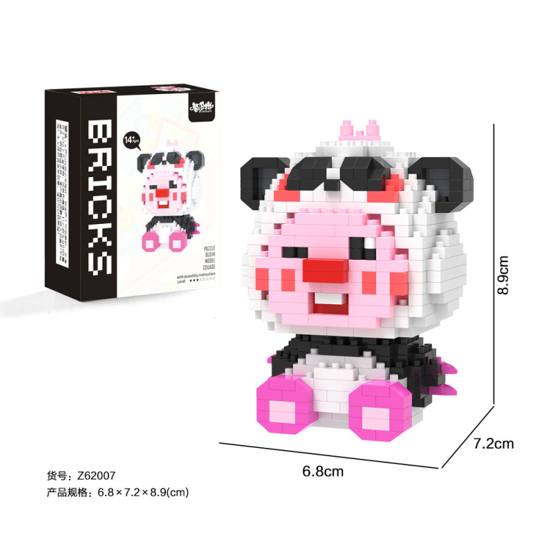 レゴマイクロ粒子ビルディングブロック、漫画の人形、子供用教育組み立て玩具、人気のインターネットセレブ商品、卸売と互換性があります。|undefined