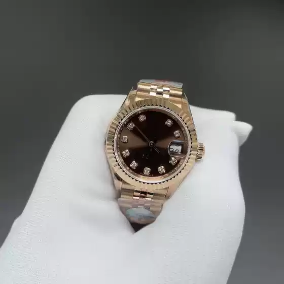 Rolex Datejust 28mm Stainless Steel Quartz Watch - Purple Olive Green, Minimalist Elegant, Fashionable Versatile Wholesale
