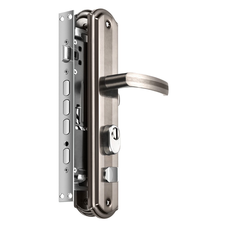 Cerradura de puerta antirrobo puerta de madera hogar cerradura de puerta universal antigua manija de acero inoxidable traje puerta de entrada cerradura mecánica