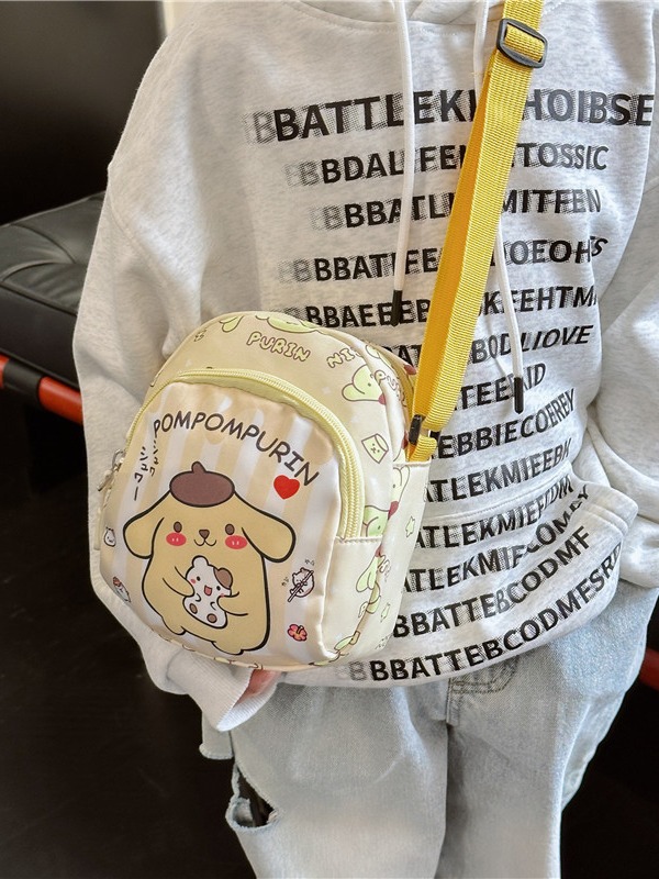 Super lindo de los niños bolsa de mensajero de dibujos animados lindo niños y niñas pequeño pecho bolsa de ocio ligero princesa hombro monedero