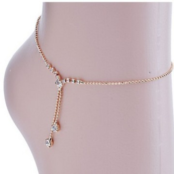 Catena corpo con nappe in strass a goccia per donna in argento_voghion.com