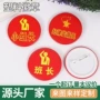学生源头学校塑料胸章