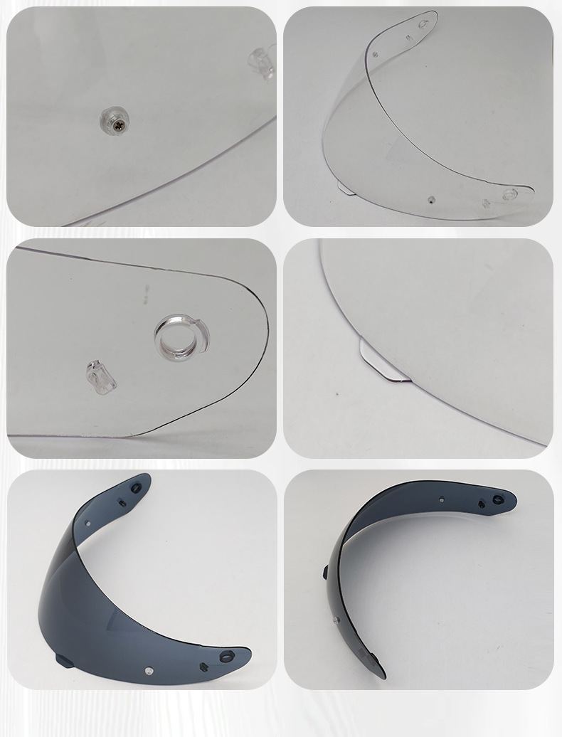 Hj17 Is Suitable for Hjc C91 C90 C91N Motorcycle Helmet Lenses, Waterproof, Windproof, and Color-Changing Helmet Accessories