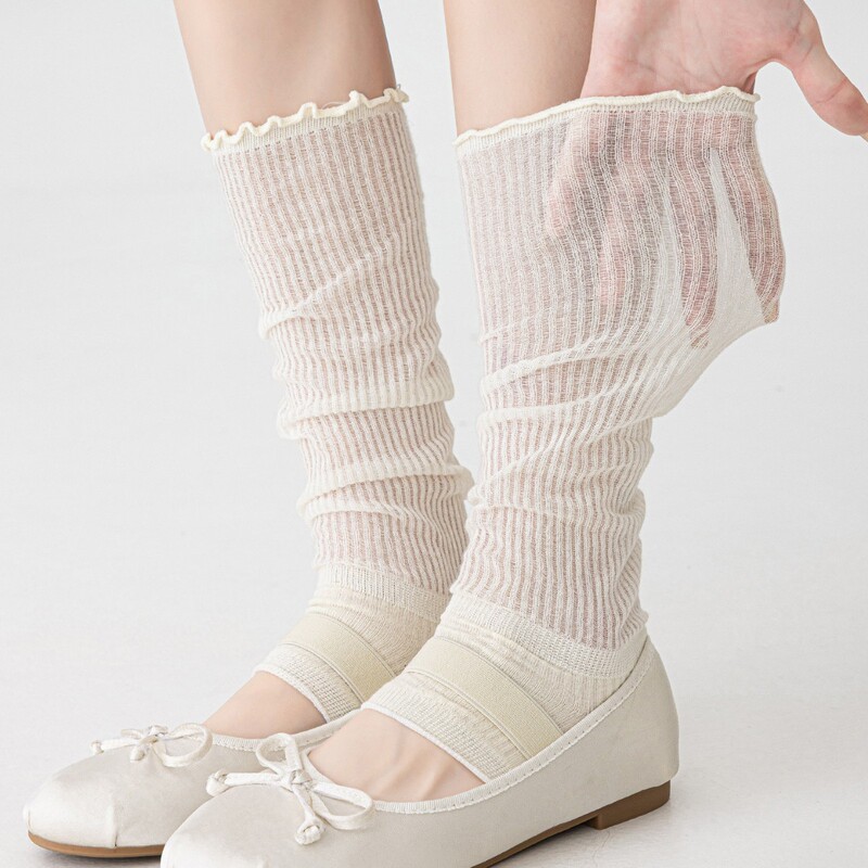 Women's summer thin breathable hollow-out footless socks, solid color versatile socks for pairing with small leather shoes, Zhuji Socks Industry Women's summer thin breathable hollow-out footless socks, solid color versatile socks for pairing with small leather shoes, Zhuji Socks Industry