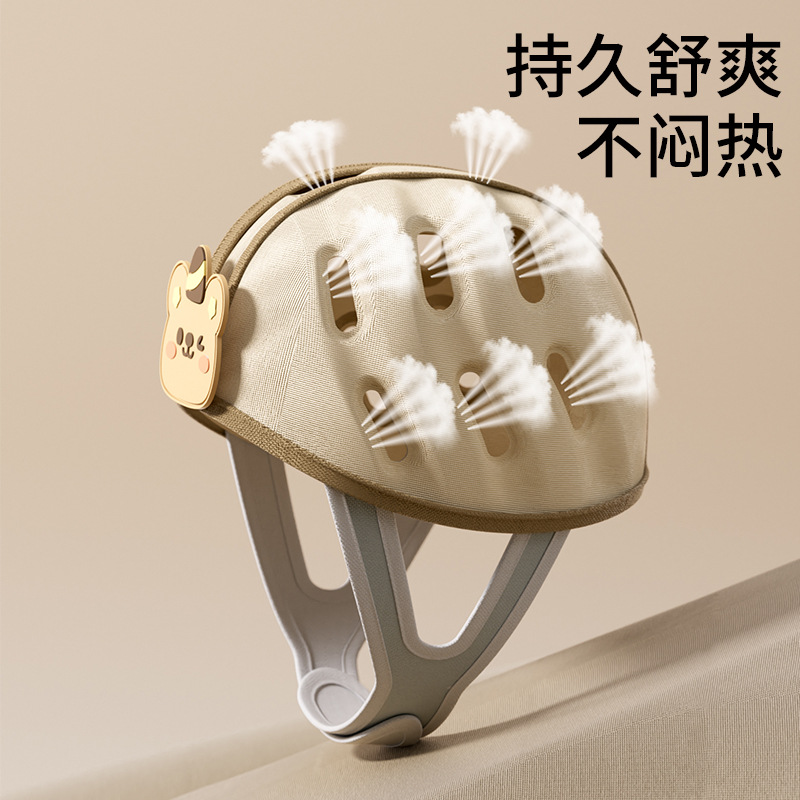 Casco de seguridad para niños pequeños, casco de caída para bebés, casco de seguridad para niños que aprenden a caminar, sombrero de protección de la cabeza