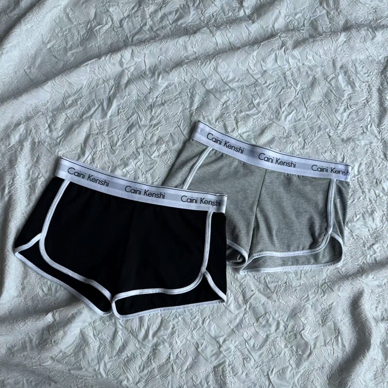 Jennie-Style Women's Hot Pants for Yoga, Casual Letter Print Shorts, Sports Fitness Home Shorts, Black Jennie-Style Women's Hot Pants for Yoga, Casual Letter Print Shorts, Sports Fitness Home Shorts, Black