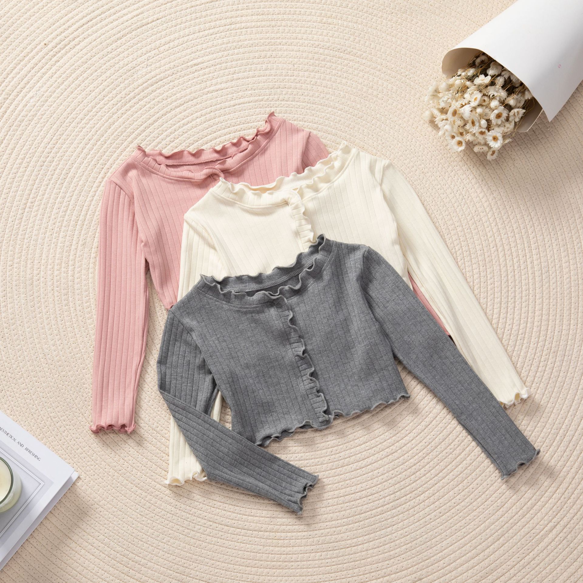 New Children's Dance Clothes Ballet Bareeel Shawl Spring and Autumn Dance Shawl Ballet Practice Clothes Small Bareeel Jacket