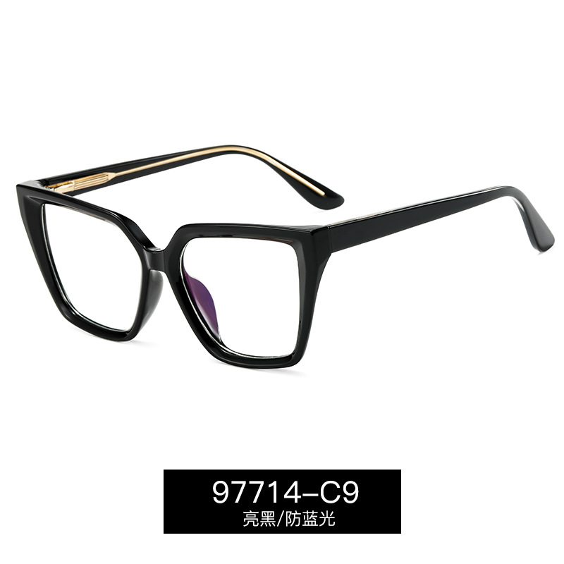 97714 de moda europea y americana de moda gafas de Marco gradiente de gama alta gafas de marco plano miopía anti-Luz Azul protección de los ojos gafas de mujer