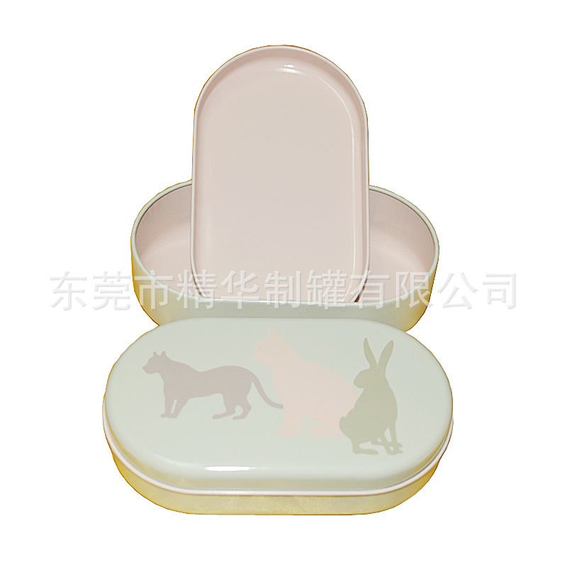 供应鞋油铁盒   椭圆形马口铁盒  礼品包装铁盒