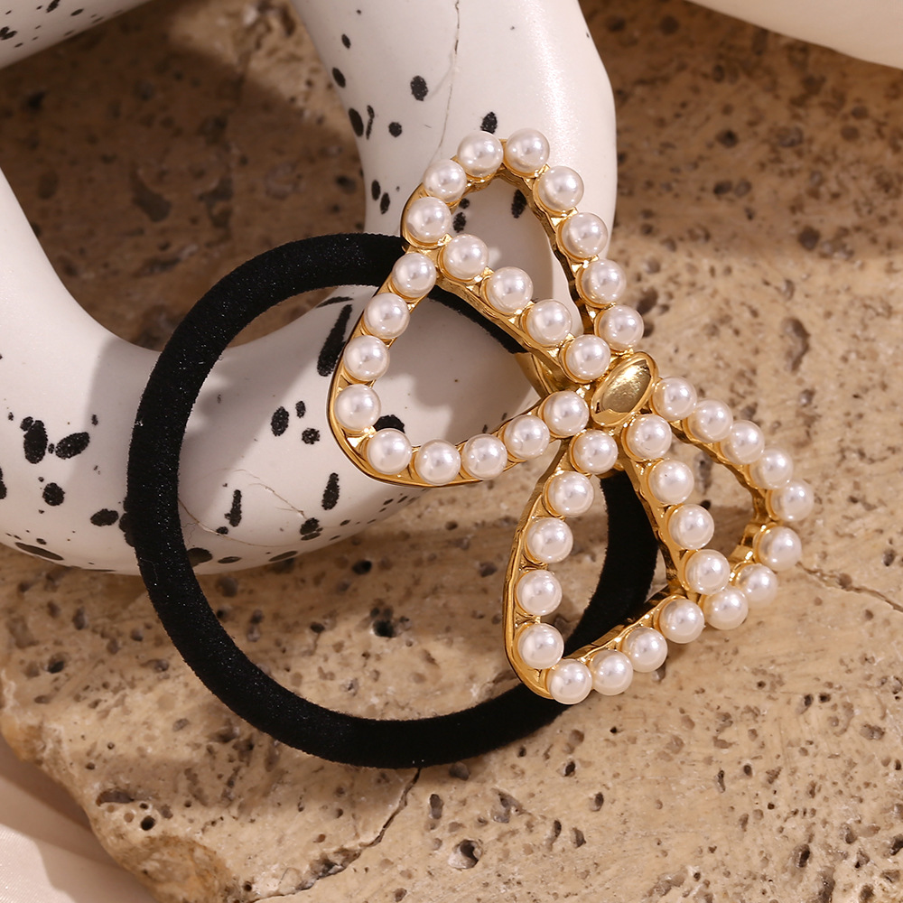 Unisex Fashion niche design creative personality head rope stainless steel gold-plated temperament butterfly hair rope female_voghion.com