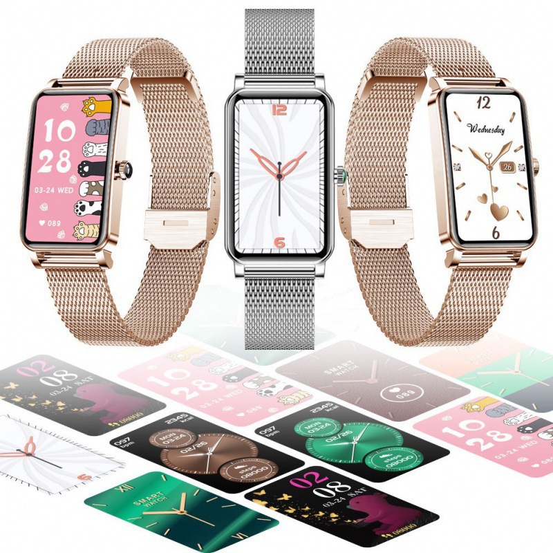 Cross-Border Zx19 Smart Watch 1.45 Full Touch Large Screen Women's Health Monitoring Physiological Ip68 Waterproof Multi-Language