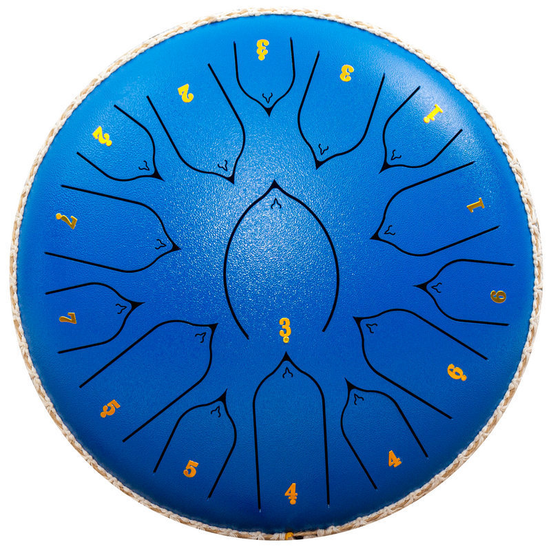 Comercio exterior transfronterizo tambor etéreo 6 / 8 / 10 / 12 pulgadas 15 tonos tambor de niños olvidar tambor de preocupación tambor de disco adulto tambor etéreo